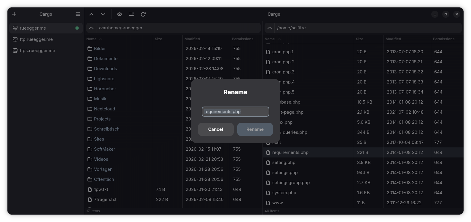 Overwrite Dialog (Dark)